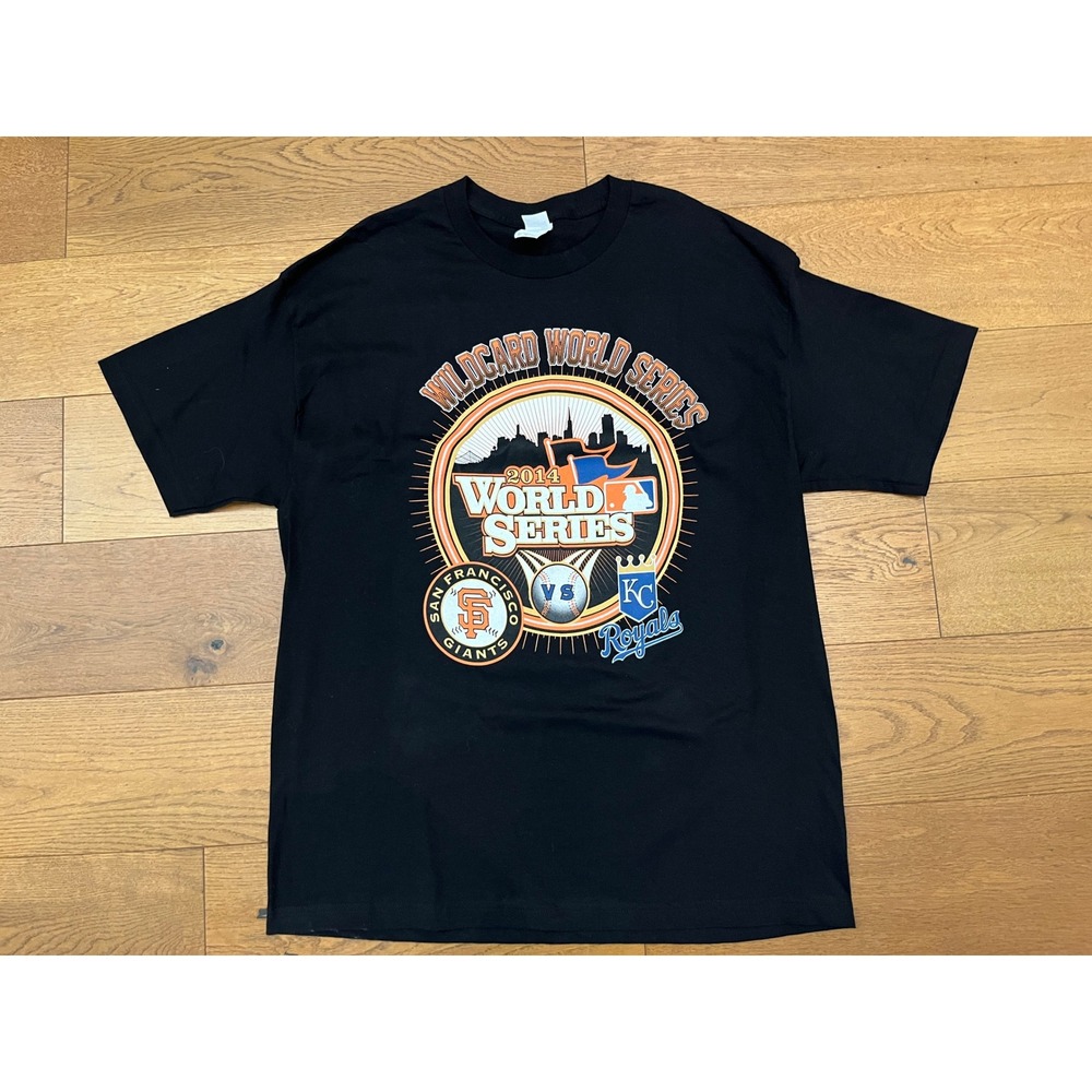 San Francisco Giants 2014 World Series Wildcard T-Shirt Black Men's XL Alstyle